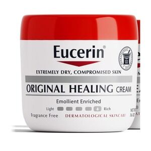 Eucerin Original Healing Cream, Fragrance Free Body Cream for Dry Skin